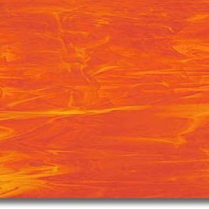 Vidrio Naranja Veteado Blanco Transparente