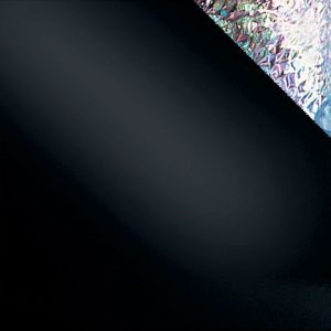 Vidrio Negro Liso Opal Iridiscente