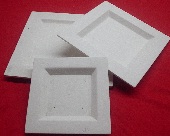 Molde En Bizcocho Plato 304 Cuadrado Ala 3 cm