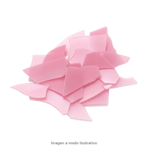 Escamas Bullseye De Vidrio Rosa
