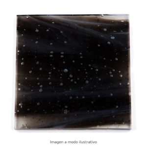 Vidrio Bullseye Negro Opal