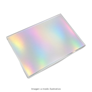 Vidrio Bullseye Transparente Iridiscente